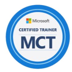 Microsoft Certified Trainer - Luciana Bercean